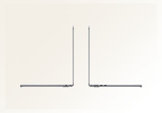 Ноутбук Apple MacBook Air 13.6" (M2, 8 Gb, 256 Gb SSD) Серый космос (MLXW3)