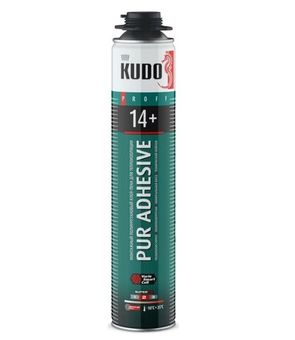 Полиуретановый монтажный профессиональный всесезонный клей-пена KUDO PROFF 14+ APS KUPP10UAPS