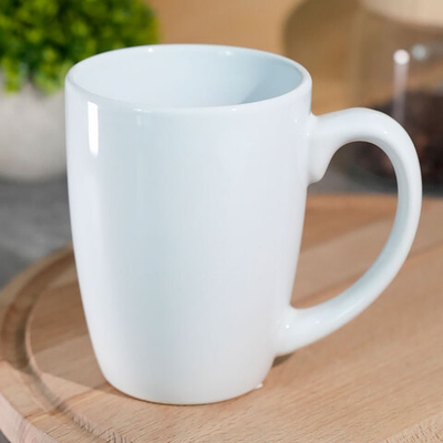 Кружка 350мл без деколи, фарфор, 2 сорт