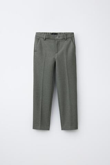 ZARA КОСТЮМНЫЕ БРЮКИ, МЯГКИЙ ЗЕЛЕНЫЙ