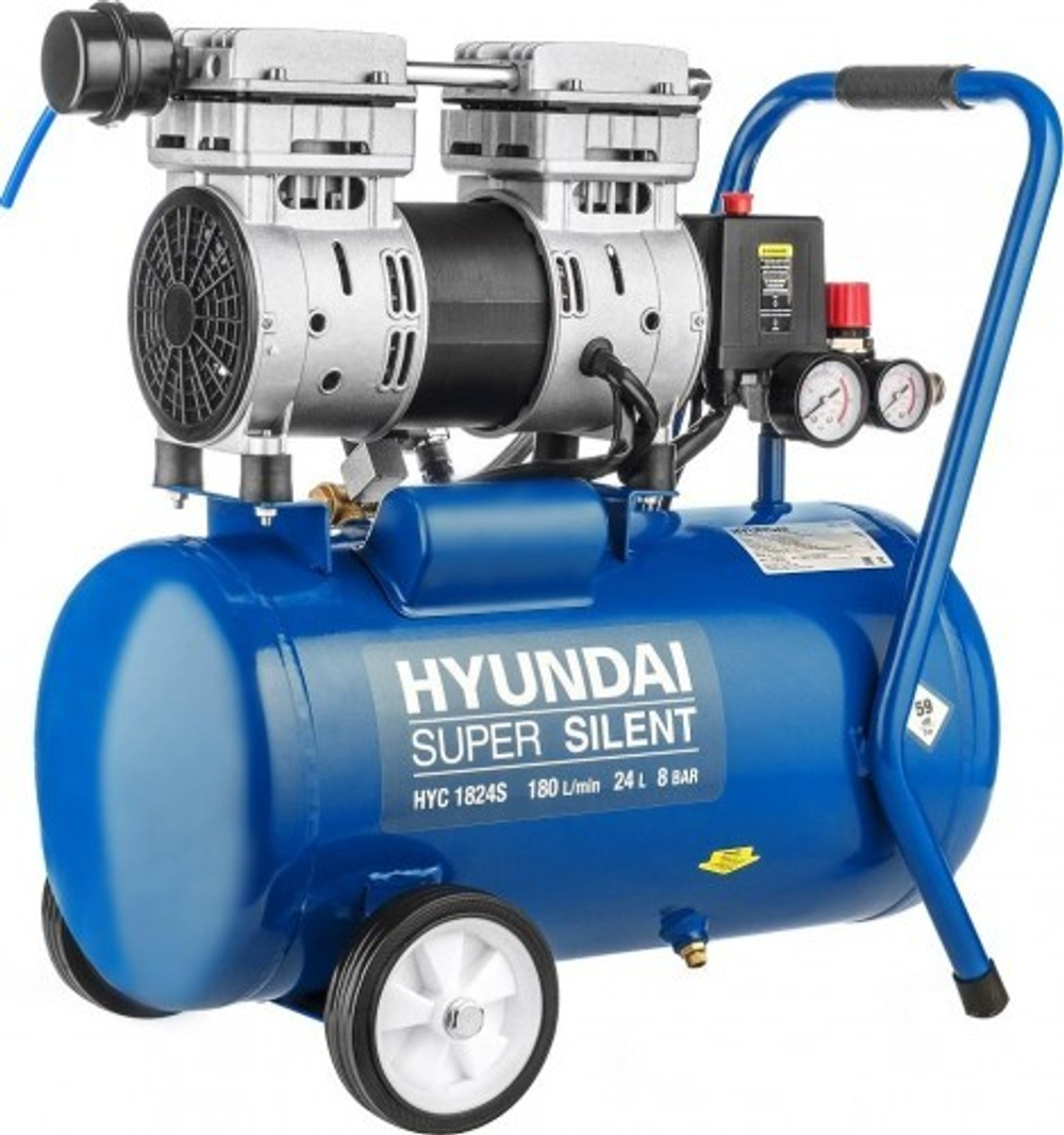 Компрессор поршневой безмасляный HYUNDAI HYC 1824S