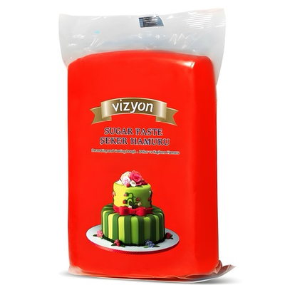 Мастика красная универсальная «Vizyon» 1 кг