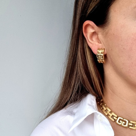 Клипсы Givenchy с лого