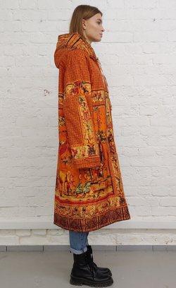 Двустороннее пальто-парка