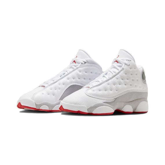 Jordan Air Jordan 13 Детские баскетбольные мячи СРЕДНЕГО размера Белый/Большой серый/Настоя красный Юнисекс