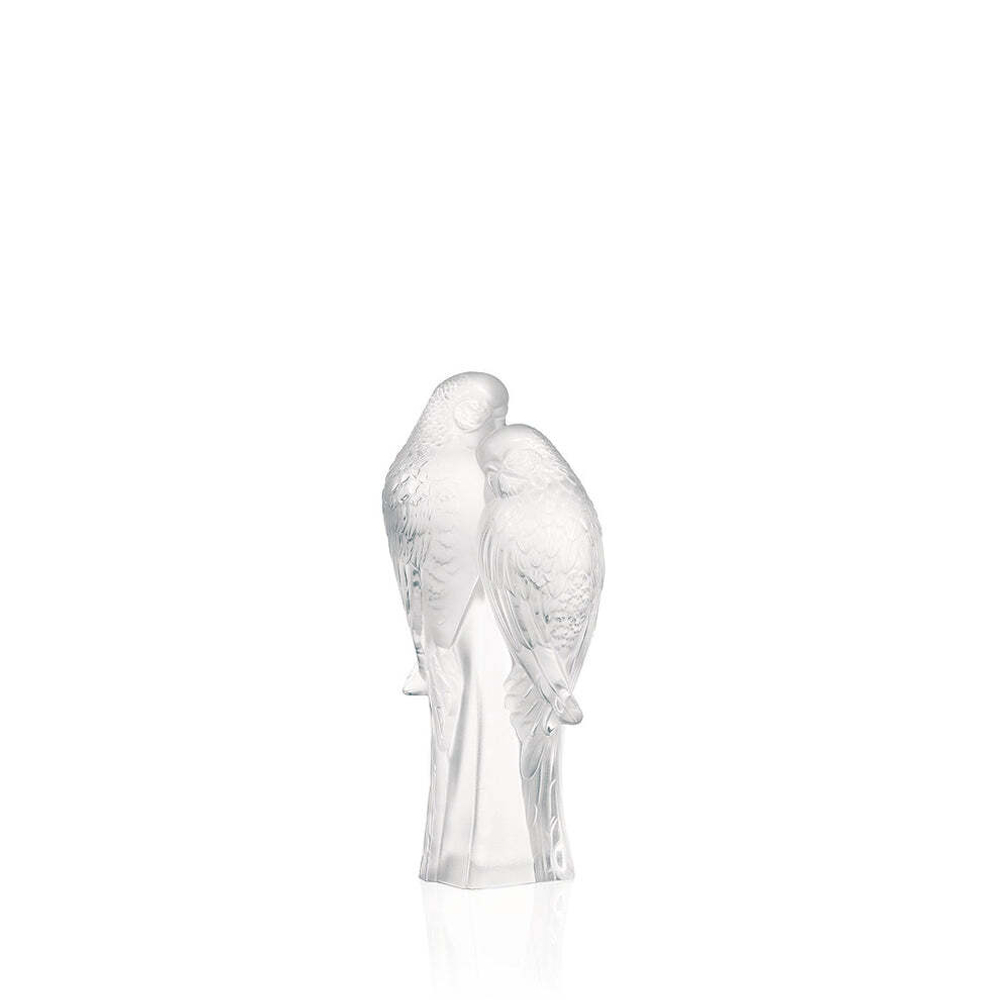 Статуэтка Lalique Two Parakeets прозрачная, 18.7 см