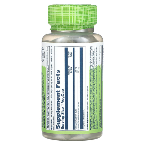 Solaray, True Herbs, чеснок и петрушка, 530 мг, 100 вегетарианских капсул