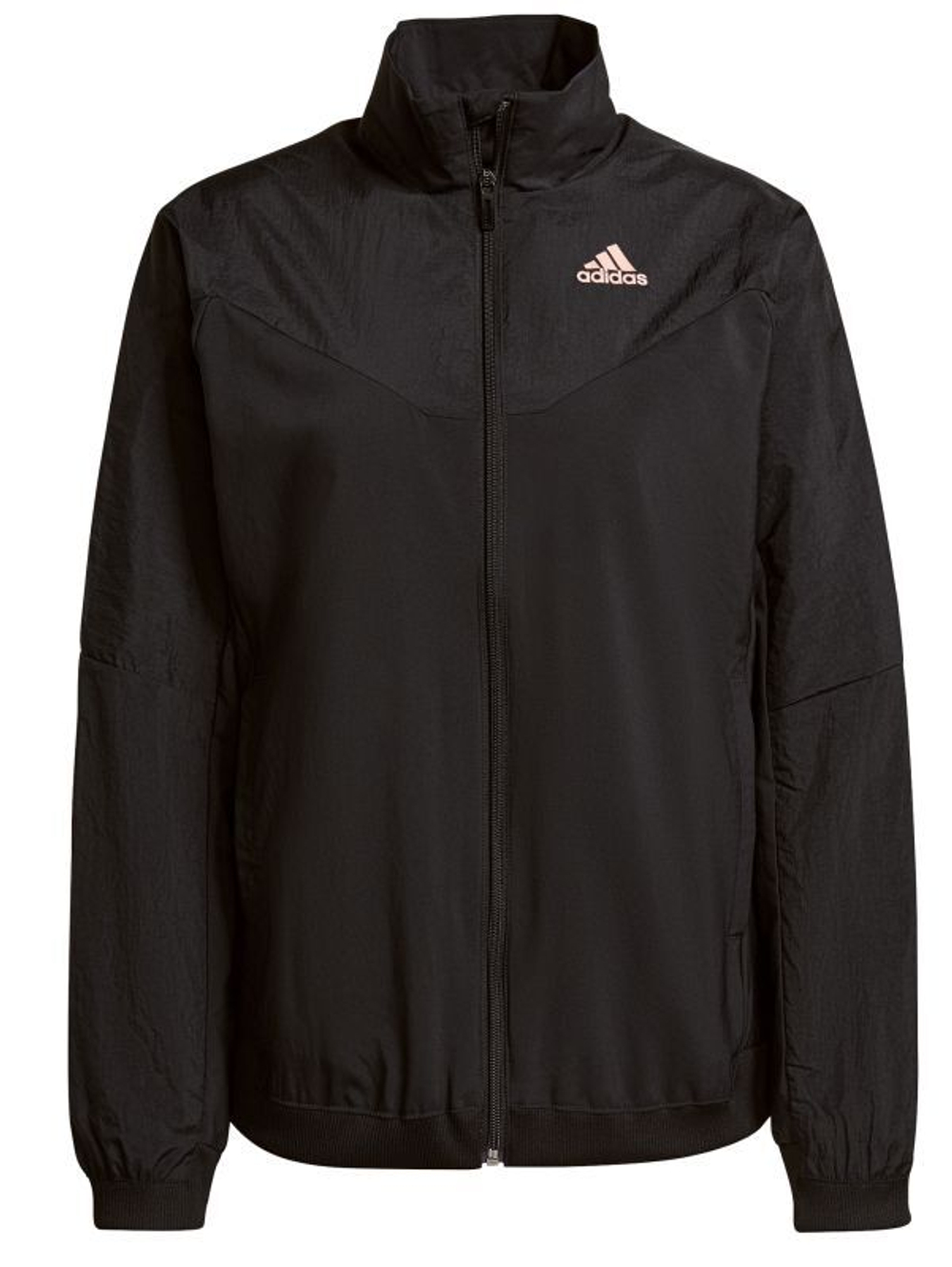 Женская теннисная куртка Adidas Warm Jacket W - black/ambient blush