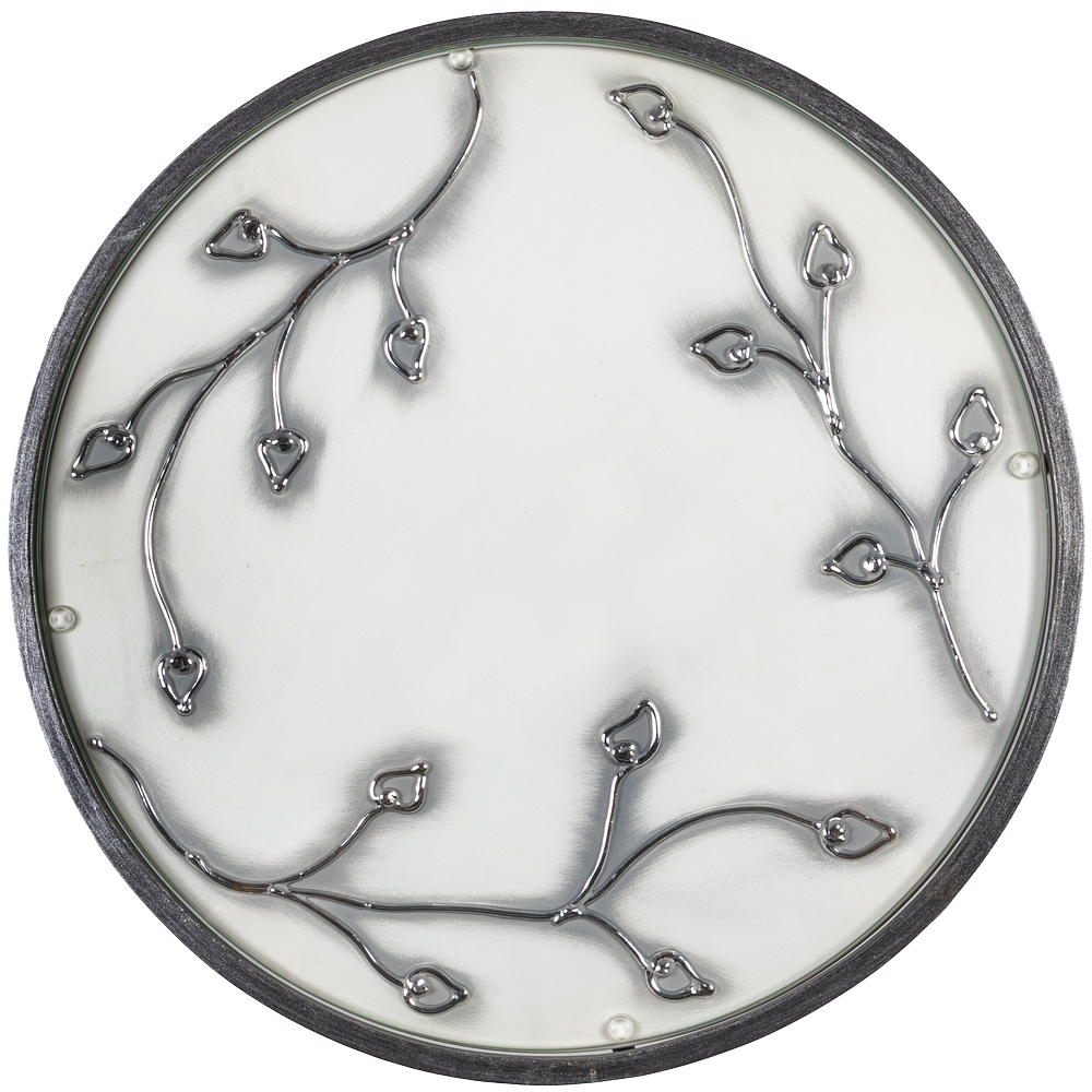 Декоративный столик Орхидея Фиори Айс Античное серебро