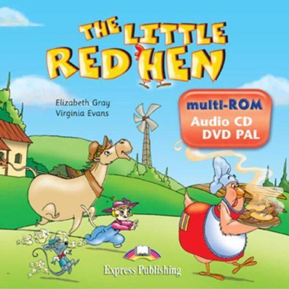 The Little Red Hen. Маленькая курочка. Аудио CD + DVD видео