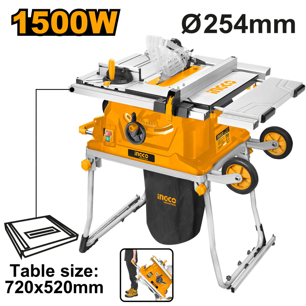 Циркулярный станок INDUSTRIAL 1500Вт, кор