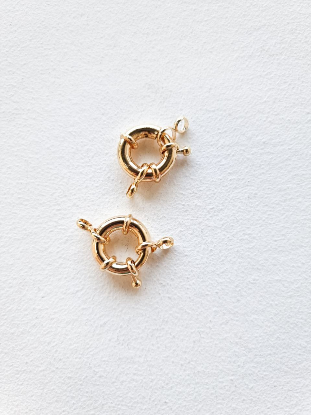 0684-з Карабин в морском стиле 10 мм, позолота