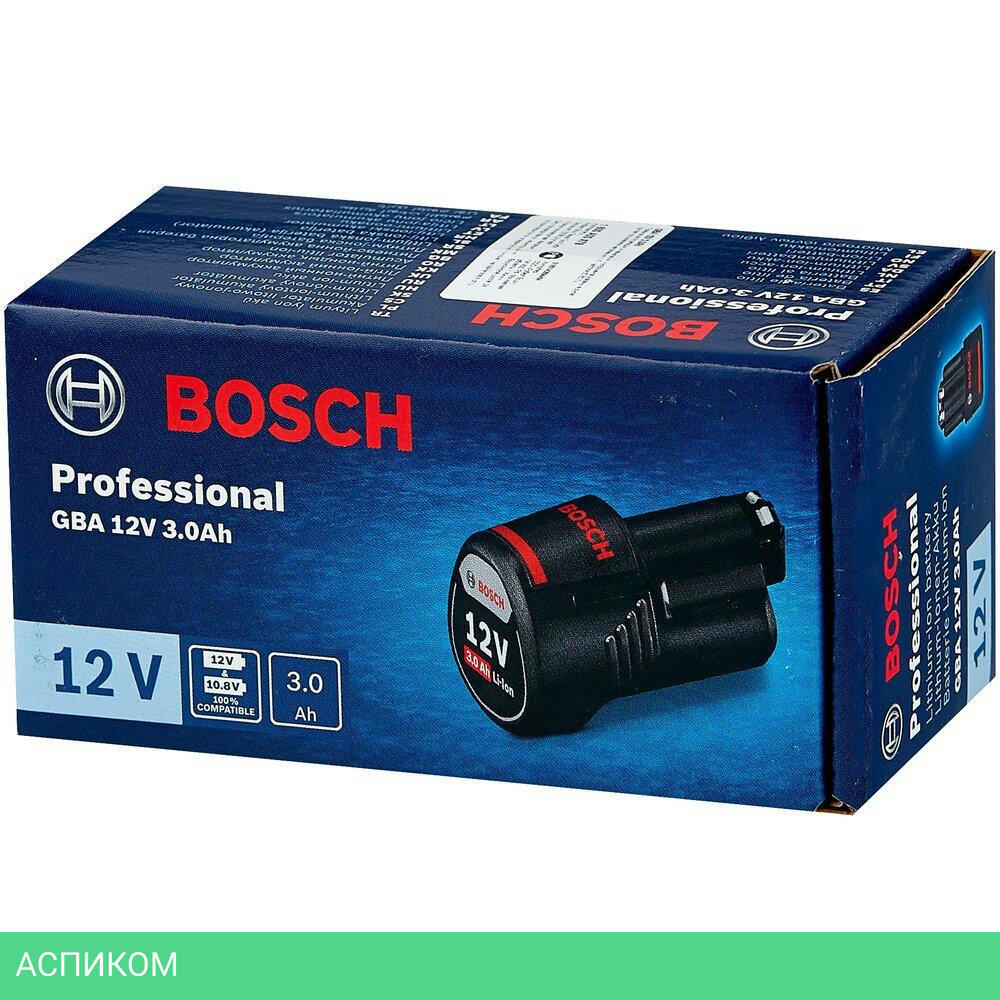 Аккумулятор для инструмента Bosch GBA 12V 3.0 Ah (1.600.A00.X79)