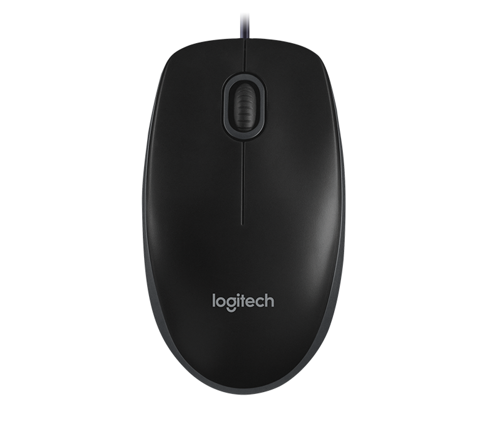 Мышь Logitech Optical Mouse B100 Black USB OEM (910-003357)