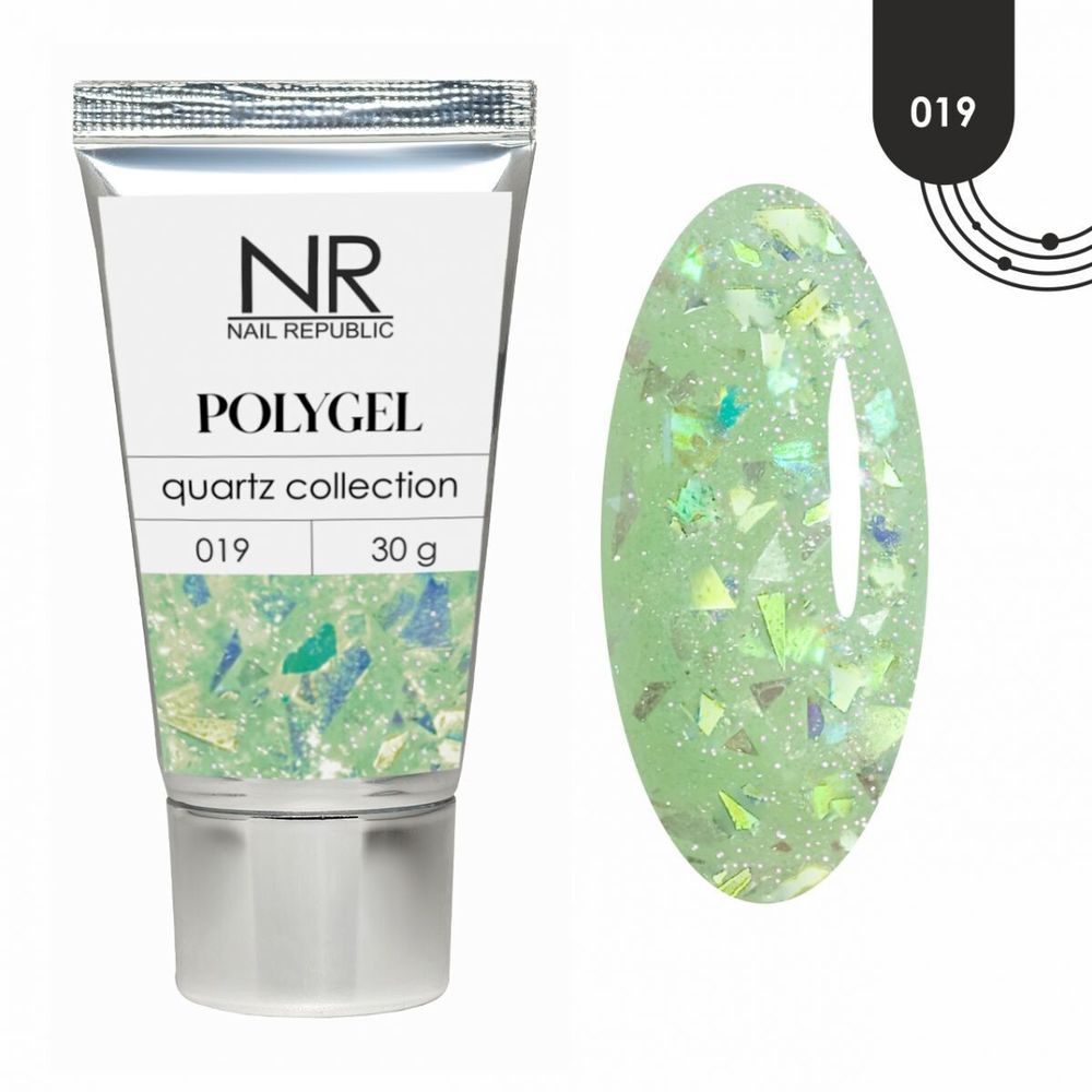 Nail Republic Polygel 019 Quartz collection, 30 гр