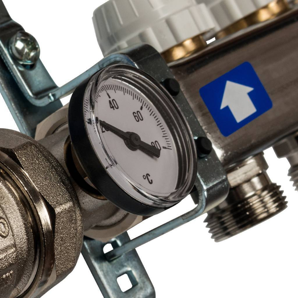 STOUT Коллектор из нержавеющей стали в сборе без расходомеров  4 вых.