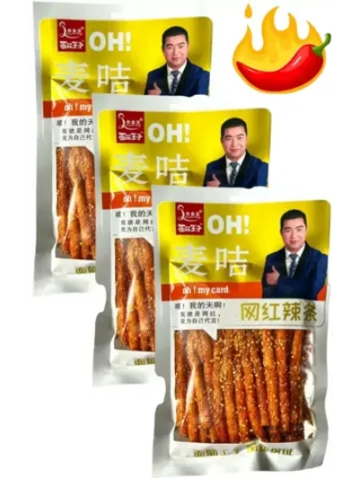 Азиатские острые снеки с кунжутом 182 г * 3 шт