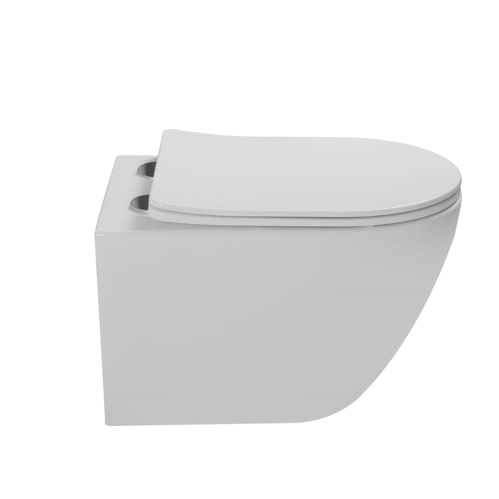 Унитаз подвесной Globo VT1-14ST Tornado, цвет белый, ультратонкое сиденье soft-close