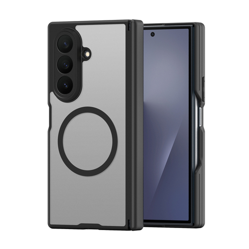 Усиленный чехол черного цвета с MagSafe для Samsung Z TriFold, серия Expn Series Magnetic от Dux Ducis