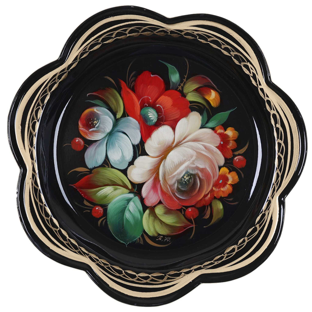 Zhostovo metal tray A1D070425297