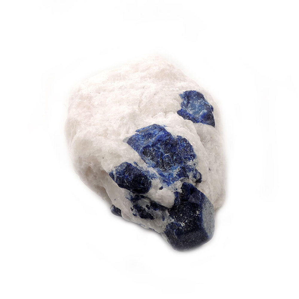 Лазурит кристалл в кальците (до 30гр.) асс.