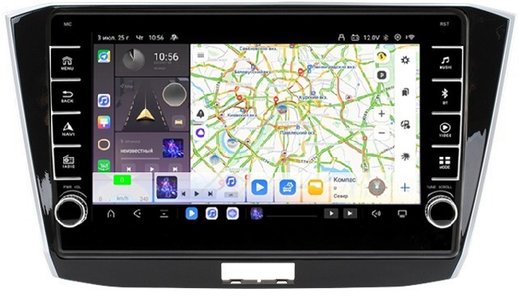 Магнитола для Volkswagen Passat 2015+ (без штатного усилителя) - Carmedia OL-1906 (кнопки и крутилки) Android 13, TS20, 6+128Гб, CarPlay, 4G SIM-слот