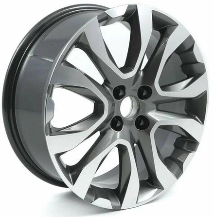 K&K Протон 7x17 4x100 ET 43 Dia 60.2 (антрацит алмаз)