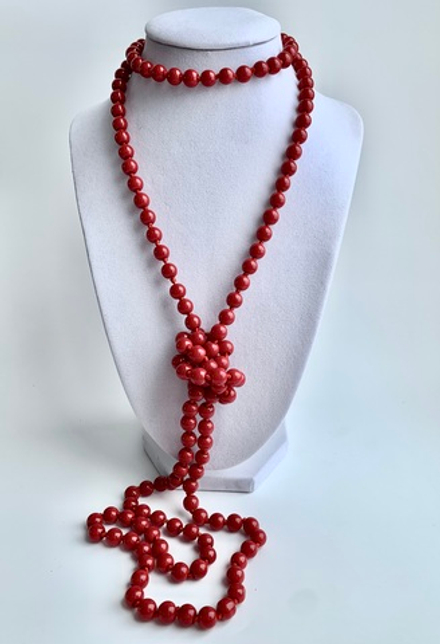 Жемчужная нить «Red Accent» / Красные (150 см)