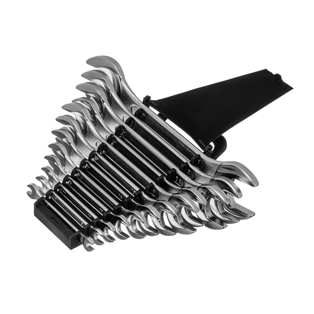 Набор ключей рожковых, 6 х 32 мм, 12 шт., CrV, хромированные Matrix