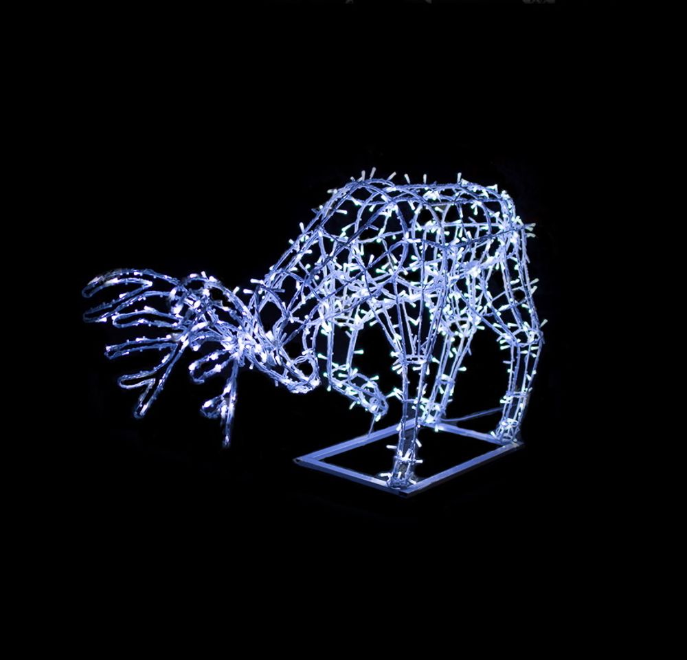 Световая фигура оленя «Рудольф»