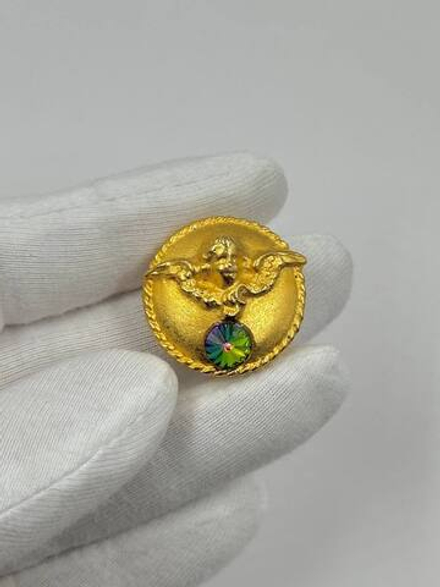 Накладка на пуговицу с ангелом