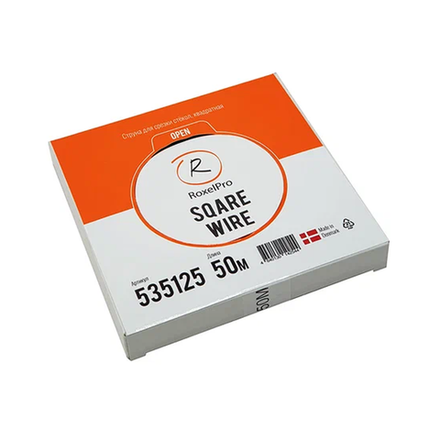 RoxelPro cтруна для вырезки стекол 4х гранная 50м