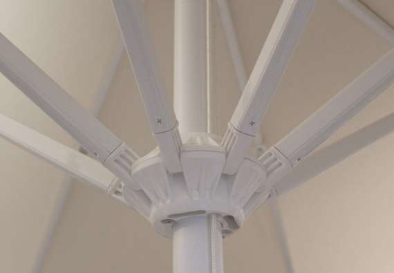 Зонт профессиональный Avocado, 300х300 см, серебристый/черный