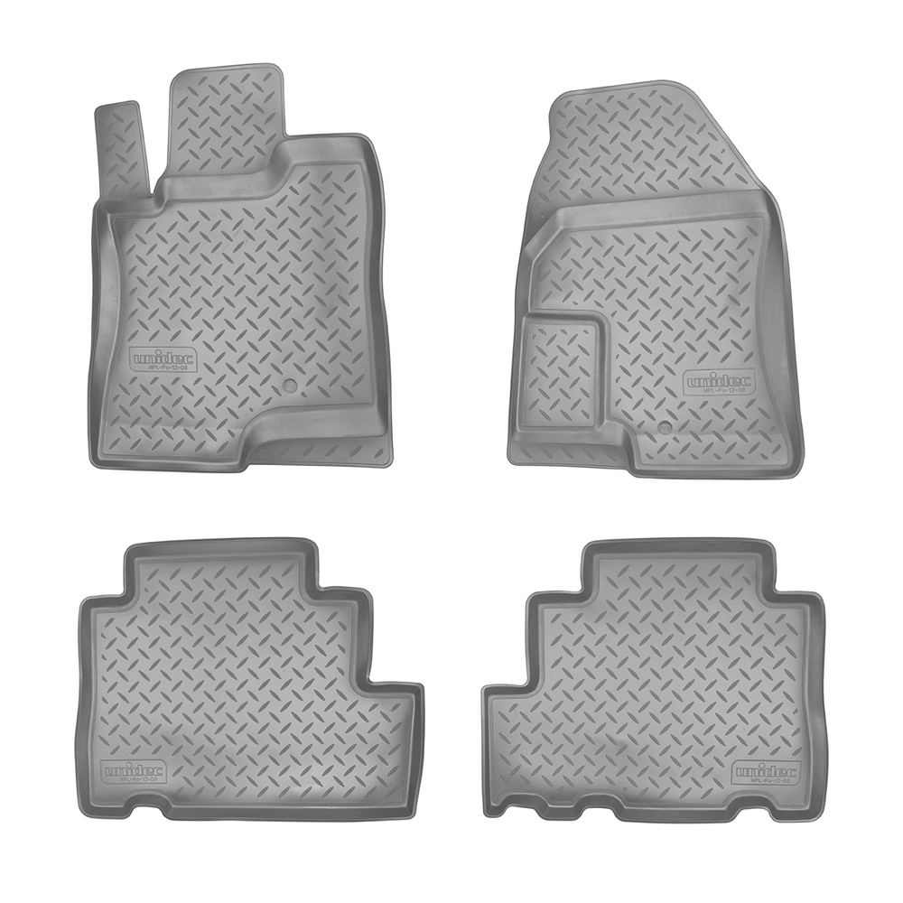 Ковры в салон Norplast/Unidec для Opel Antara (2007-2012), Серый, арт.NPL-Po-12-08-G