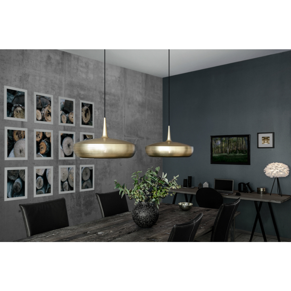 Плафон clava dine brushed brass