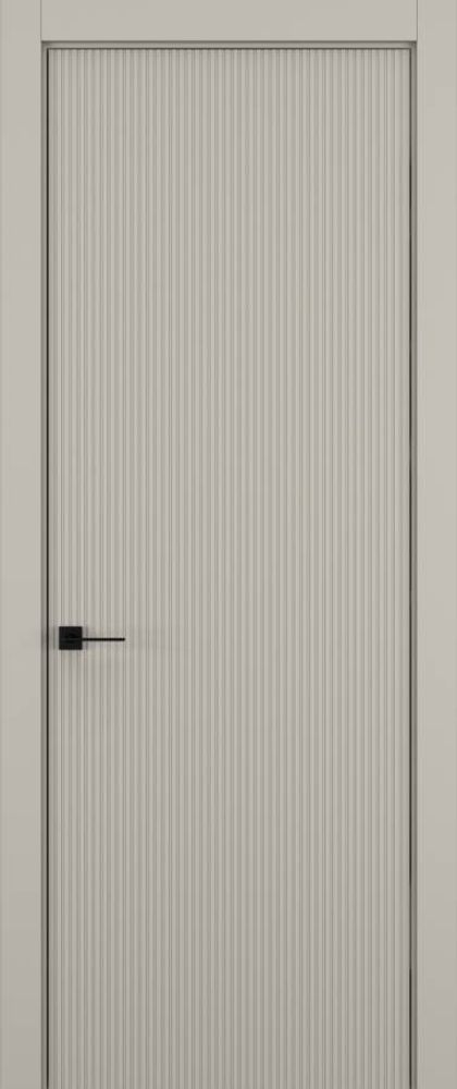 Дверь 1 VERTICAL Матовый Серый шелк