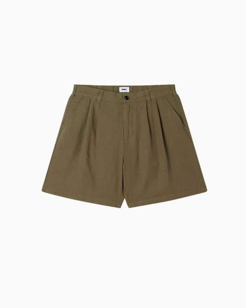 Шорты Obey Foster Pleated Linen Short