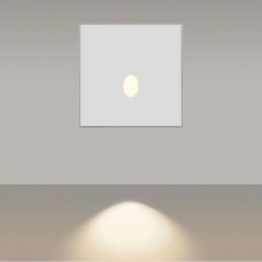 Встраиваемый светильник Arlight LT-GAP-S70x70-3W Warm3000 (WH, 30 deg) 025738