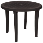 Стол круглый шоколадный 950х740мм