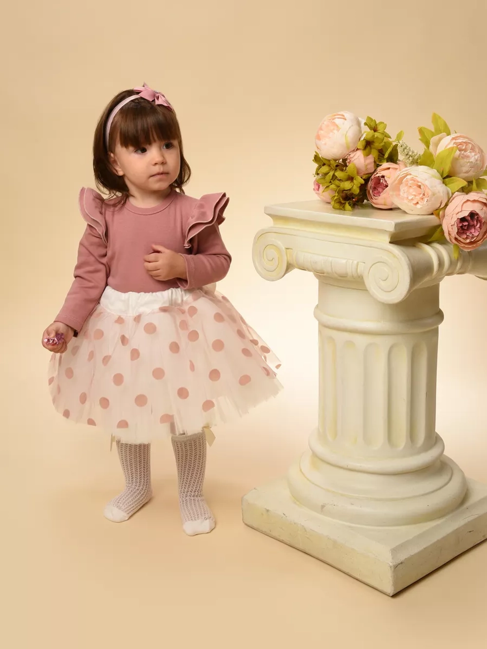 Юбка-пачка в горох