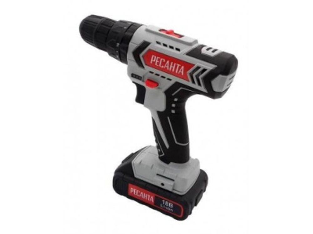 Дрель-шуруповерт аккумуляторная ДА-18-2ЛК-У Ресанта