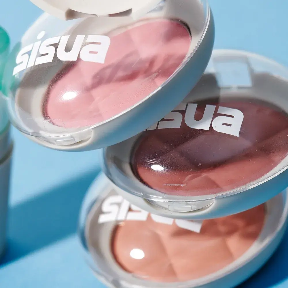 UNLEASHIA Sisua Butter Waffle Dough Blusher - Сияющие кремово-муссовые румяна