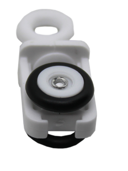 Бегунок с прорезиненными роликами Артель, белый