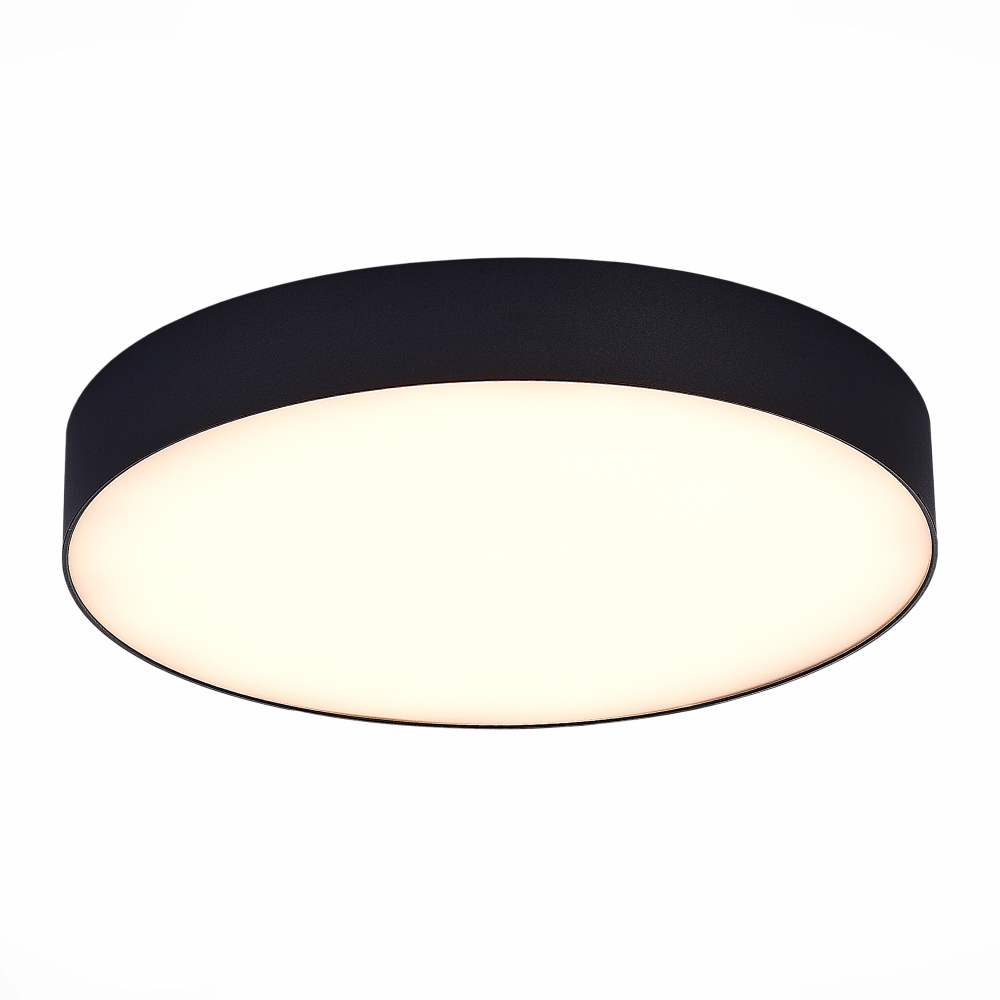 ST606.432.48 Светильник потолочный Черный LED 1*48W 3000K 4 320Lm Ra&gt;85 120° IP20 D400xH55 185-265V Накладные светильники