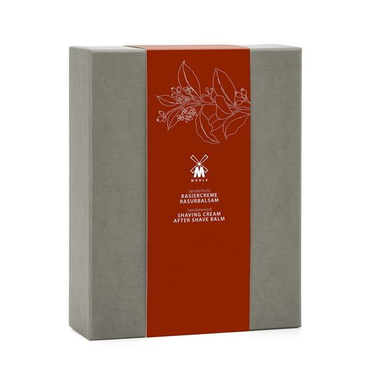 Набор для бритья MUEHLE, крем и бальзам после бритья, Сандал