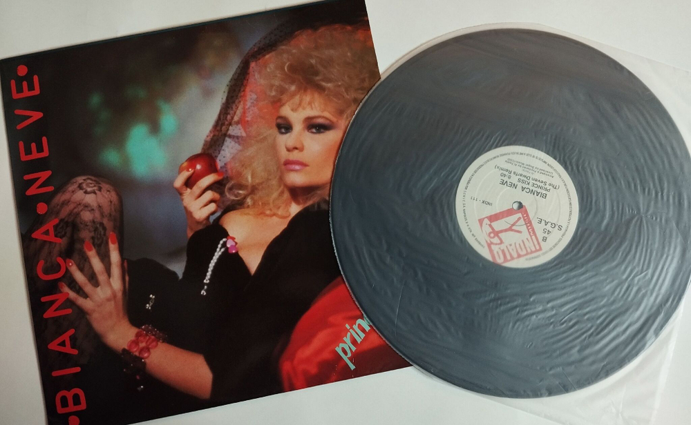 Винтажная виниловая пластинка LP Bianca Neve Prince Kiss (Spain 1986) Maxi Single
