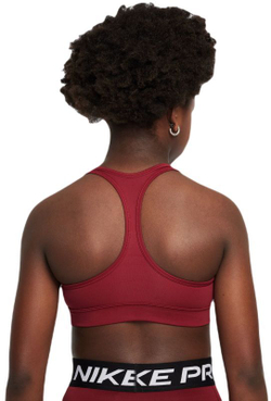 Топ для девочки теннисный Nike Girls Swoosh Sports - красный