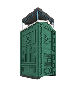 Мобильная душевая кабина ECOSTYLE Экогрупп(1200x1100x2550см;80кг;зеленый) - арт.560151