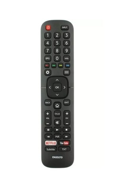 Пульт EN2D27D для телевизоров Hisense и DEXP