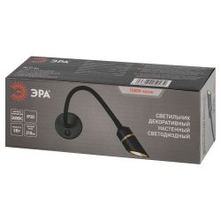 Светильник настенный ЭРА WL47 BK 3000K 3Вт IP20 черный